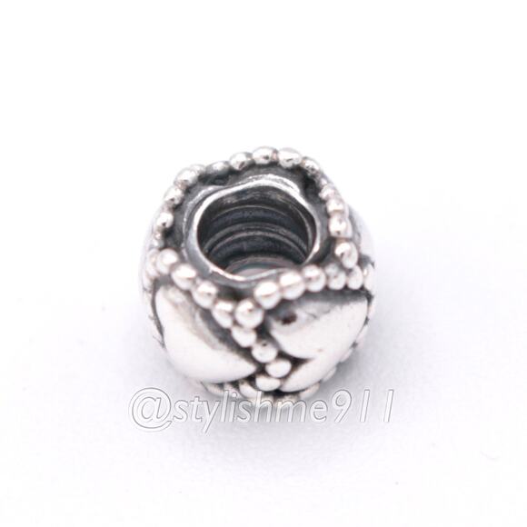 Authentic PANDORA Everlasting Love Charm - 790448 - Picture 8 of 9
